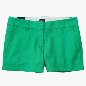 Worn Once! J. Crew Classic Chino Short - Size 4, Modern Clover